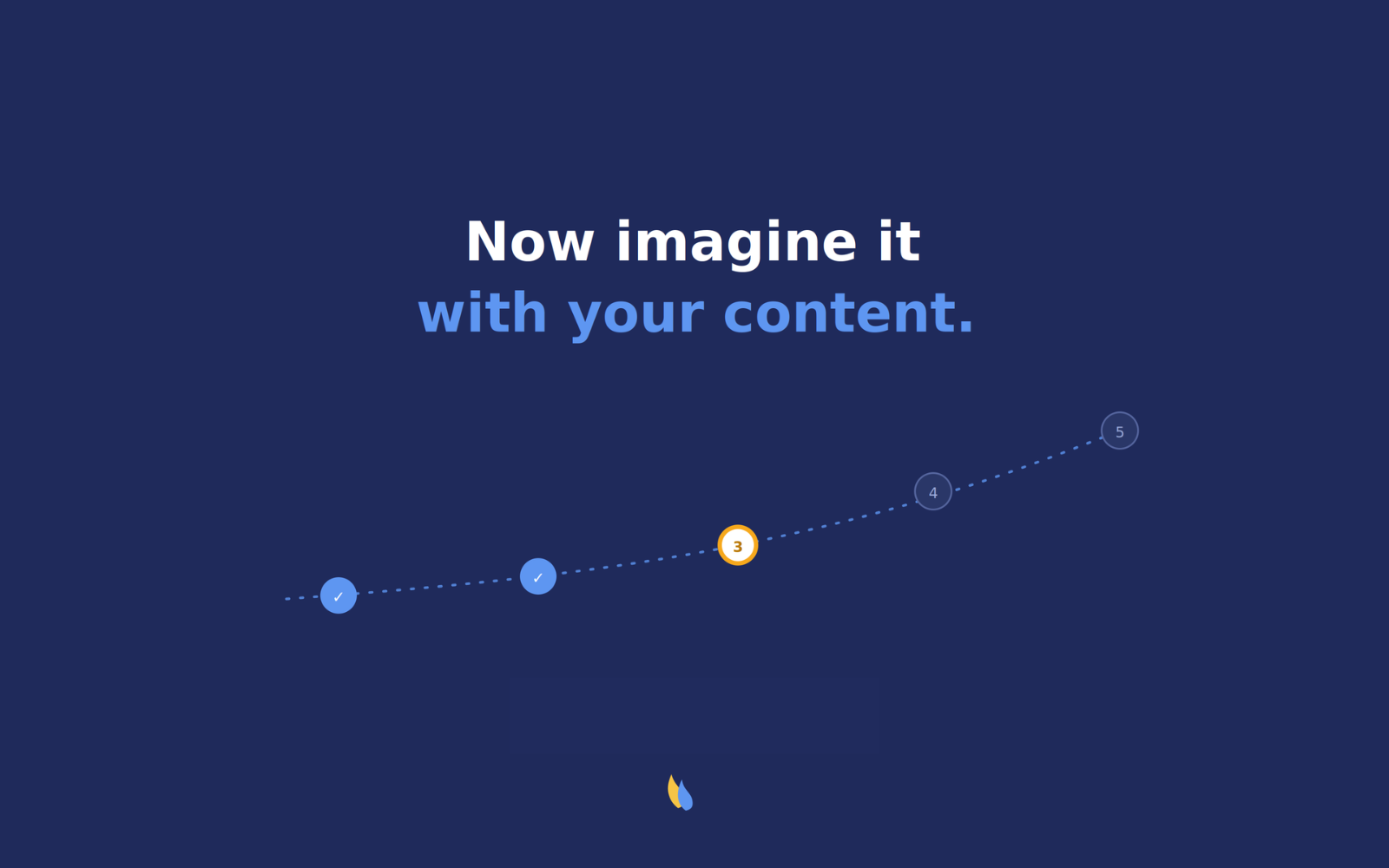 Now imagine it with your content — an invitation to see a sample roadmap outline